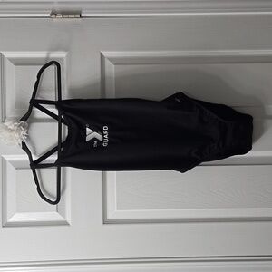 Mao Swimming Bathing Suit Black sz:36 "the Y GUARD" Racerback